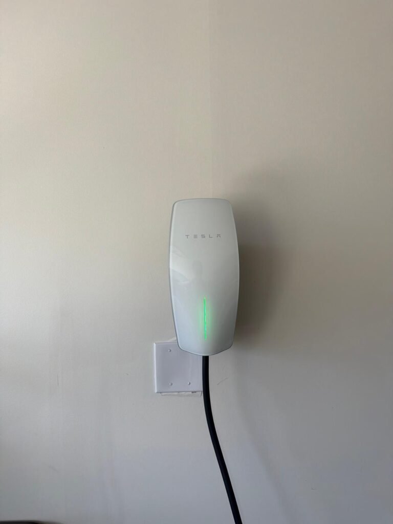 ev charger installation - tesla charger